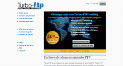 Desktop Screenshot of es.turbo-ftp.com